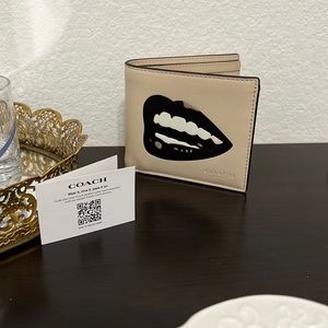Coach X Tom Wesselmann Double Billfold Wallet